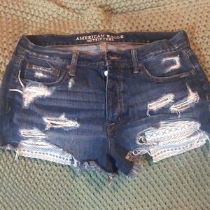 AE outfitters vintage high rise festival shorts